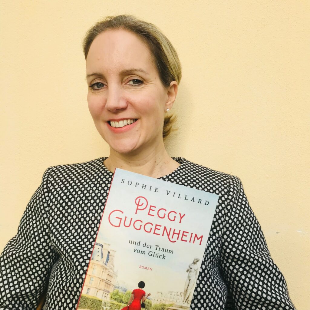 Sophie Villard mit ihrem Roman "Peggy Guggenheim"