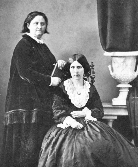Mathilde Franziska Anneke mit Mary Booth 