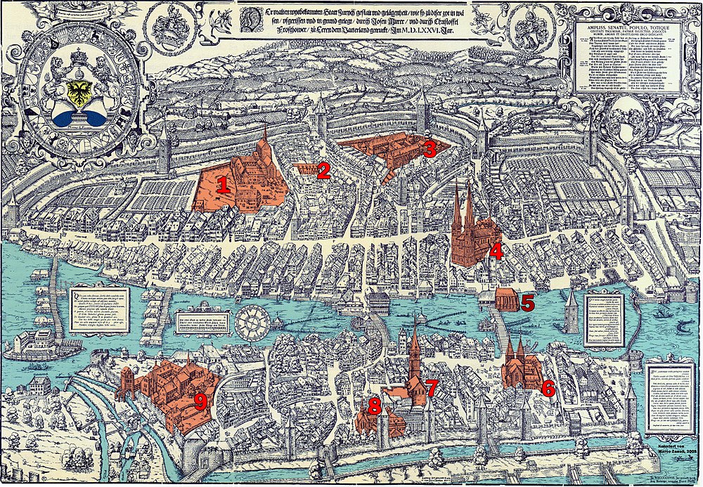 Kirchen und Klöster in Zürich 