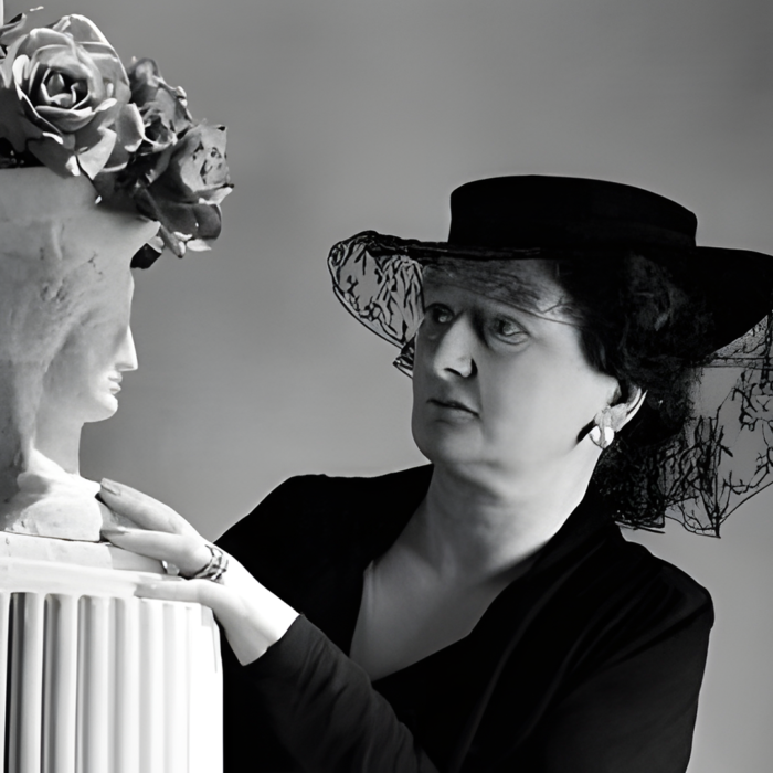 Constance Spry mit Büste