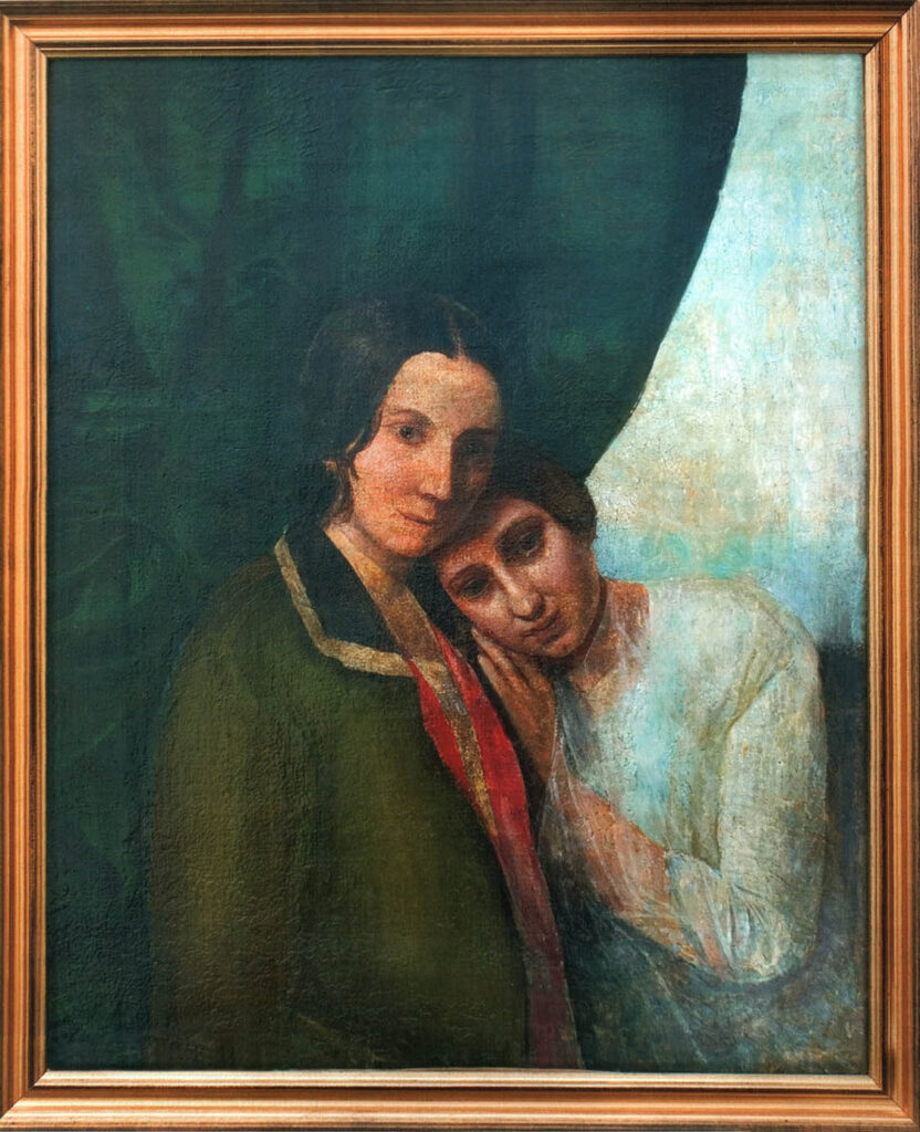 Helena Hahn and Helena Blavatsky, Painting