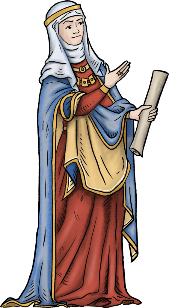 Ida von Elsass Illustration